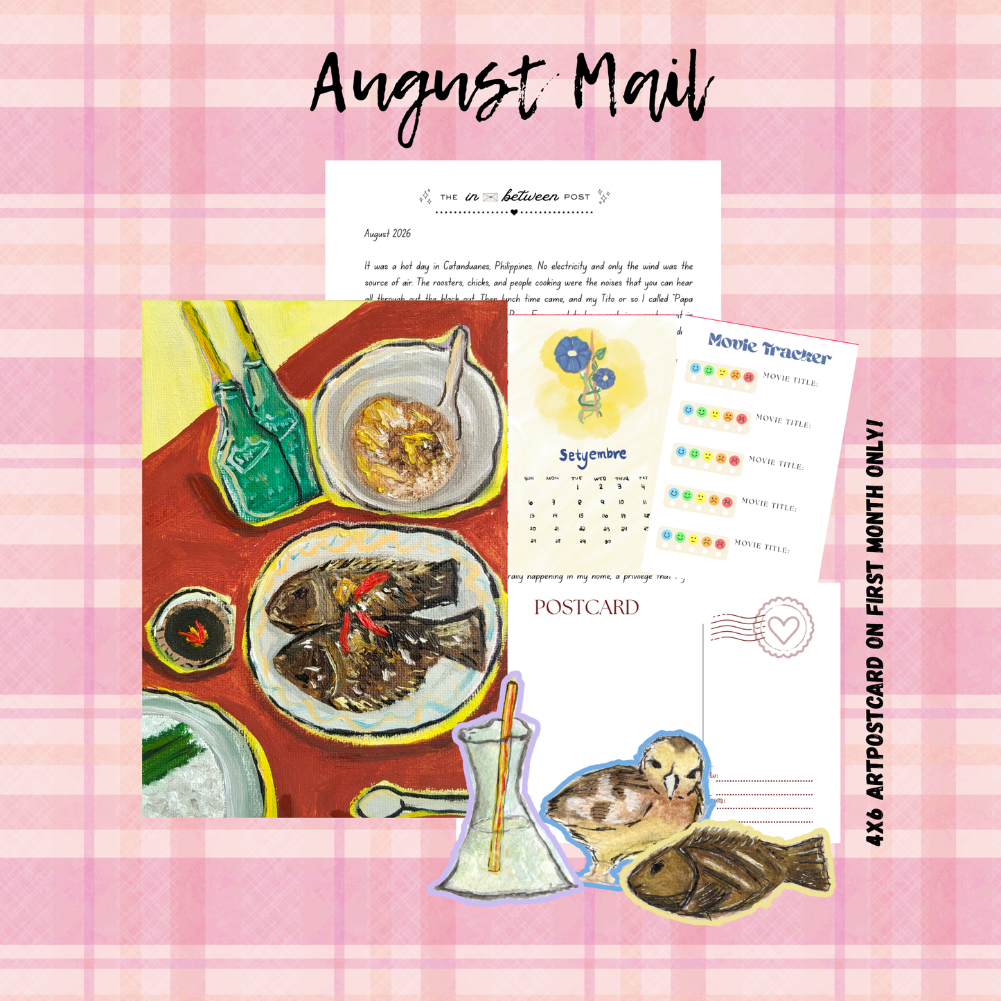 August Past Print Mail